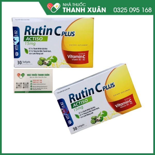 Rutin C Plus - Hỗ trợ thanh nhiệt, tăng sức bền thành mạch